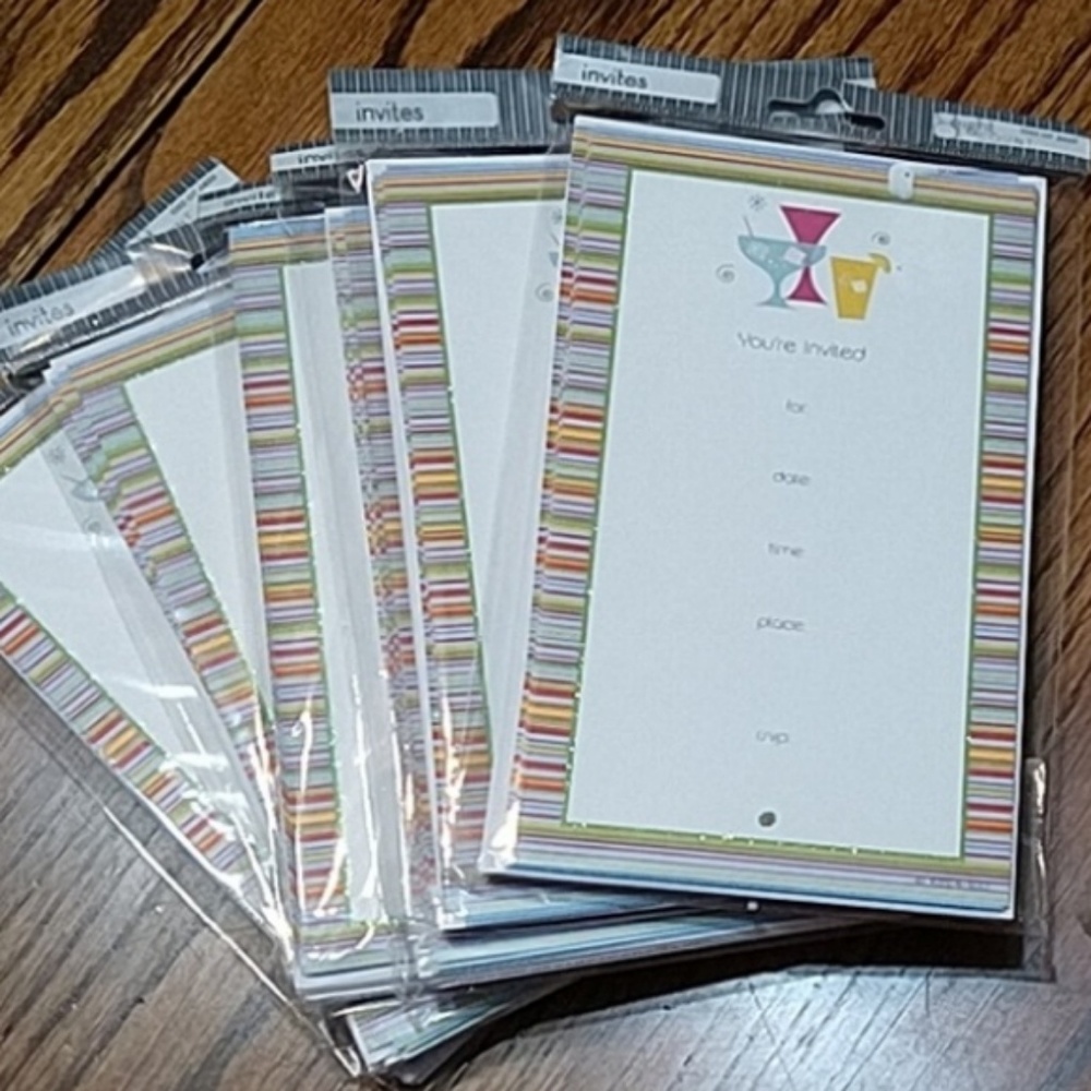 Lot of party invitations. 48 total!